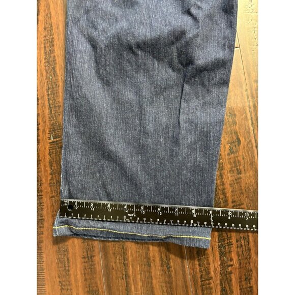 Baby Phat Jeans Womens 24 Vintage High Rise Capri Denim Bling Pockets Cat Y2K - Picture 10 of 12